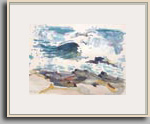 Margaret Richards   "Sea Wave"   2005   11&frac14;" x 15&frac14;"